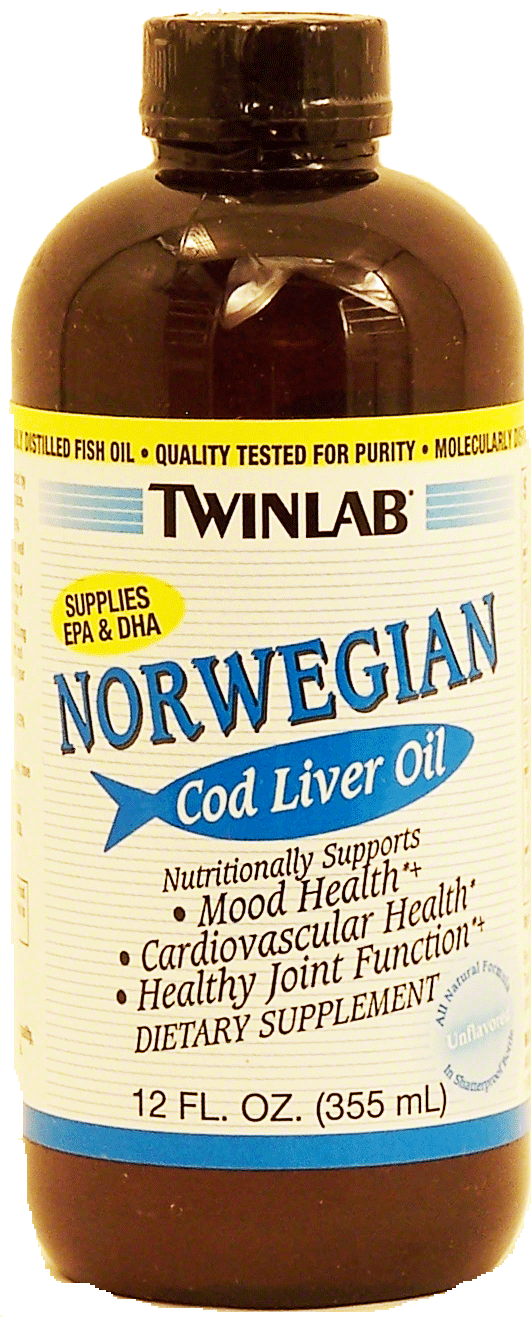 Twinlab  norwegian cod liver oil dietary supplement Full-Size Picture